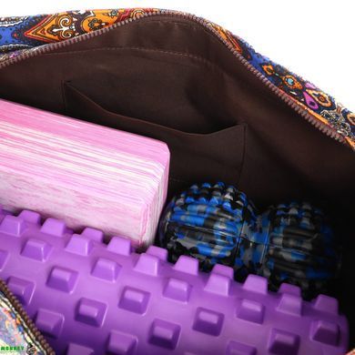 Сумка для фітнесу та йоги SP-Sport DoYourYoga Yoga bag FI-6971-1 сірий-помаранчевий