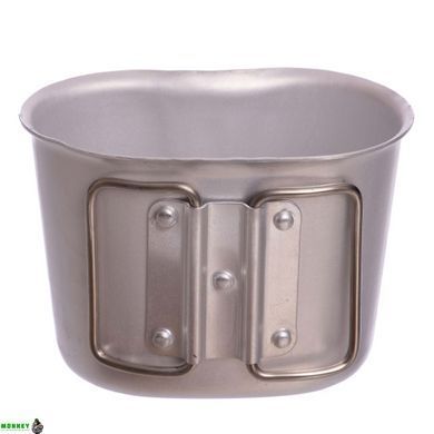 Фляга с котелком V-1л в чехле SP-Sport TY-4834 Хаки (пластик, чехол)
