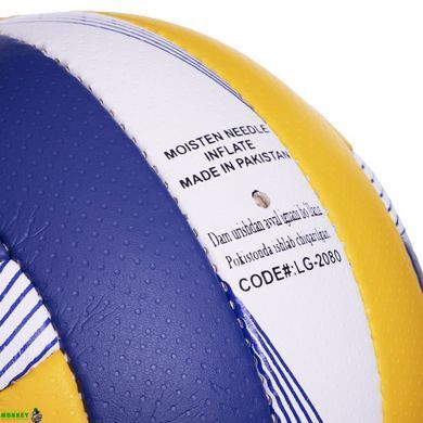 Мяч волейбольный PU BALLONSTAR LG-2080 (PU, №5, 3 слоя, сшит вручную)