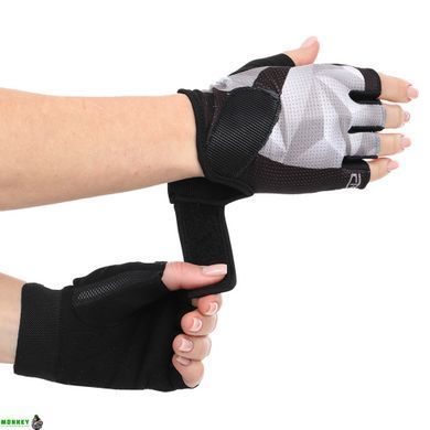 Рукавички спортивні TAPOUT SB168504 Чорно-сірий M