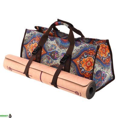 Сумка для фітнесу та йоги SP-Sport DoYourYoga Yoga bag FI-6971-1 сірий-помаранчевий