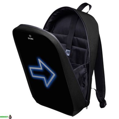 Рюкзак Sobi Pixel Max SB9703 Black с LED экраном