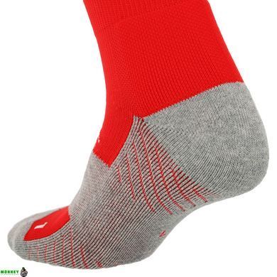 Гетры футбольные мужские KELME LIGA K15Z908-9610 Красный-белый M-39-41 (нейлон, хлопок)