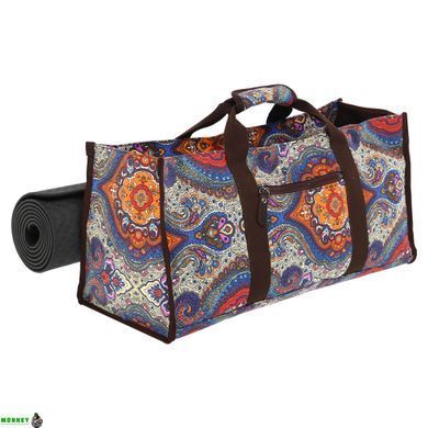 Сумка для фітнесу та йоги SP-Sport DoYourYoga Yoga bag FI-6971-1 сірий-помаранчевий