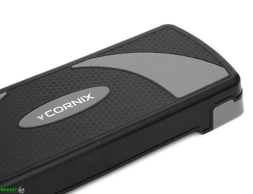 Степ-платформа 3-ступенчатая Cornix 78 х 29 х 10-20 см XR-0184 Black/Grey