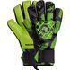 Рукавички воротарські SOCCERMAX GK-017 8 розмір зелений-чорний