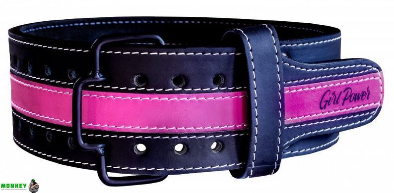 Пояс для важкої атлетики Power System PS-3870 Girl Power Black/Pink S