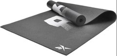 Двухсторонний коврик для йоги Reebok Double Sided 4mm Yoga Mat черный Уни 173 х 61 х 0,4 см