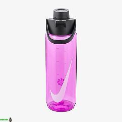 Бутылка Nike TR RENEW RECHARGE CHUG BOTTLE 24 OZ розовый, черный, белый Уни 709 мл