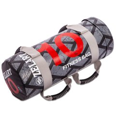 Мешок для кроссфита и фитнеса Zelart Power Bag FI-0899-10 (PVC, нейлон, вес 10кг, черный-красный)