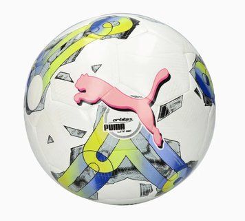 Мяч футбольный Puma Orbita 5 HYB Lite 290 белый, розовый, мультиколор Уни 5 083785-01-5