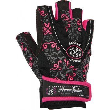 Перчатки для фитнеса и тяжелой атлетики Power System Classy Женские PS-2910 Pink S