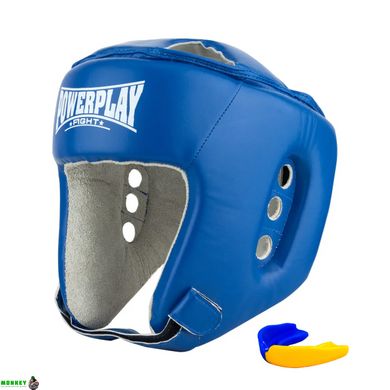 Боксерський шолом тренувальний PowerPlay 3084 синій XL