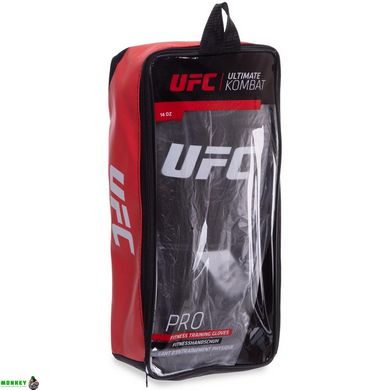 Перчатки боксерские UFC PRO Fitness UHK-75027 12 унций черный