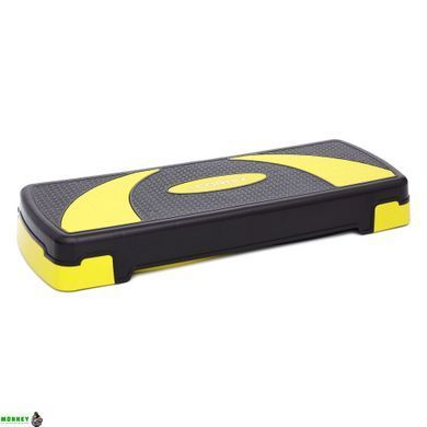 Степ-платформа 3-ступінчаста Cornix 78 х 29 х 10-20 см XR-0187 Black/Yellow