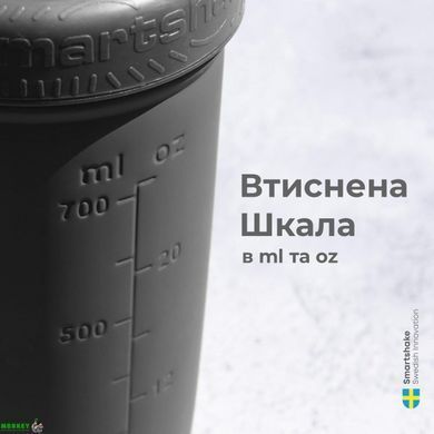 Шейкер спортивний SmartShake Reforce 900ml Supergirl Pink