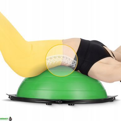 Балансировочная платформа 4FIZJO Bosu Ball 60 см 4FJ0037 Green