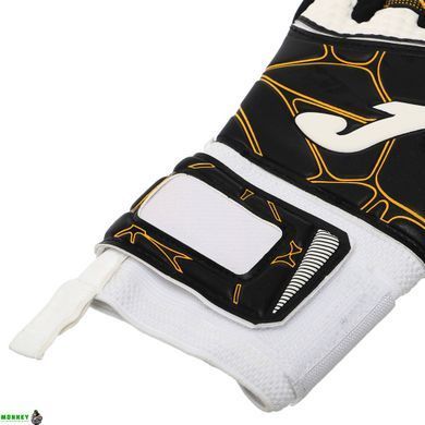 Перчатки вратарские юниорские Joma GK- PRO 400908-109 Черный-золотой 7 размер (латекс, PL, эластан, нейлон)