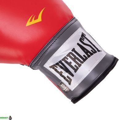 Перчатки боксерские EVERLAST PRO STYLE TRAINING EV1200009 16 унций красный
