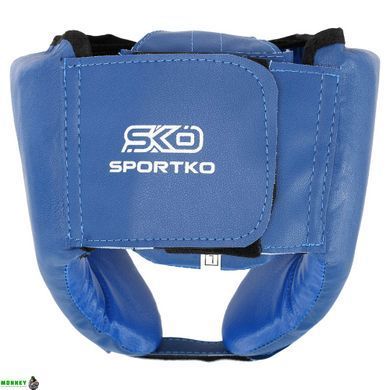 Шолом боксерський відкритий SPORTKO OD1 Синій L