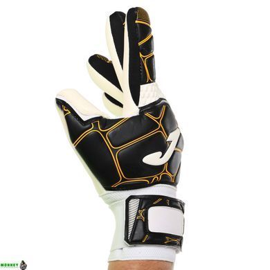 Перчатки вратарские юниорские Joma GK- PRO 400908-109 Черный-золотой 7 размер (латекс, PL, эластан, нейлон)