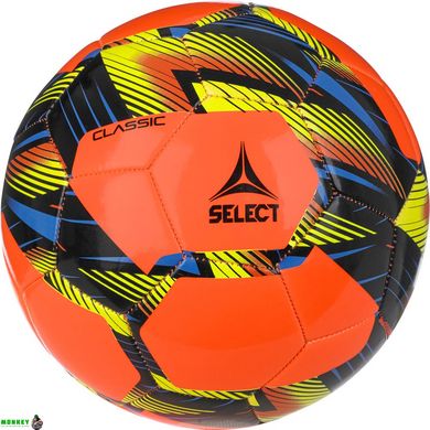 М'яч футбольний Select FB CLASSIC v23 помаранчево-чорний Уні 5