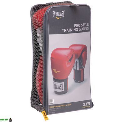 Перчатки боксерские EVERLAST PRO STYLE TRAINING EV1200009 16 унций красный