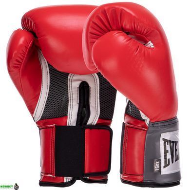 Перчатки боксерские EVERLAST PRO STYLE TRAINING EV1200009 16 унций красный