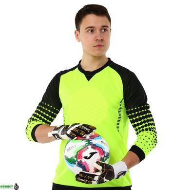 Перчатки вратарские юниорские Joma GK- PRO 400908-109 Черный-золотой 7 размер (латекс, PL, эластан, нейлон)