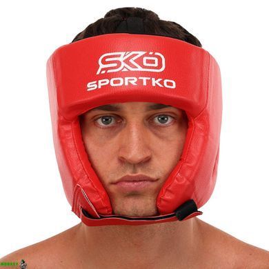 Шолом боксерський відкритий SPORTKO OD1 Синій L