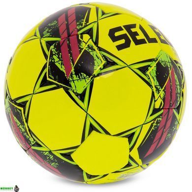 М'яч для футзалу SELECT FUTSAL ATTACK V22 №4 жZ-ATTACK-YP Жовто-рожевий