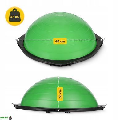 Балансировочная платформа 4FIZJO Bosu Ball 60 см 4FJ0037 Green