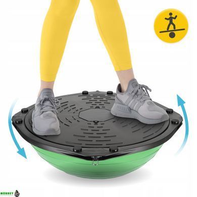 Балансировочная платформа 4FIZJO Bosu Ball 60 см 4FJ0037 Green