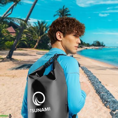 Гермомішок TSUNAMI Dry Pack 5 л водозахисний Black (P-5905973400053)