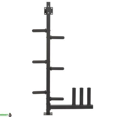 Стійка для млинців (дисків) та грифів LiveUp LP8894 розмір-18,09х40,1х100см чорний