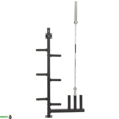 Стійка для млинців (дисків) та грифів LiveUp LP8894 розмір-18,09х40,1х100см чорний