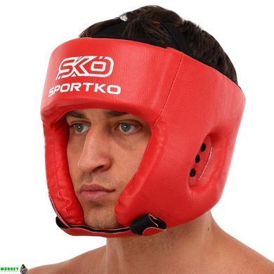 Шолом боксерський відкритий SPORTKO OD1 Синій L