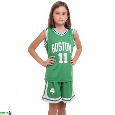 Форма баскетбольна підліткова NB-Sport NBA BOSTON 11 6354 M-2XL зелений-білий
