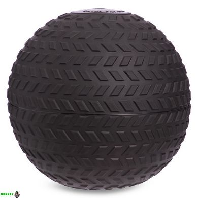 М'яч медичний слембол для кросфіту Record SLAM BALL FI-5729-9 9кг чорний