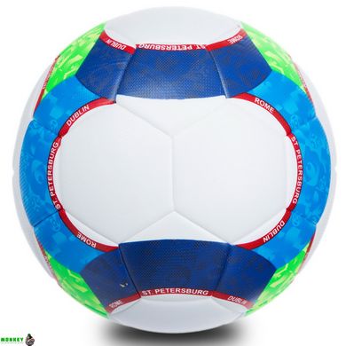 М'яч футбольний SP-Sport EURO 2020 AC5998 №5 PU клеєний