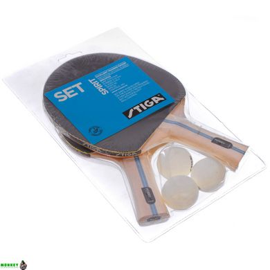 Набір для настільного тенісу STIGA SGA-1220251501 2 ракетки 3 м'яча