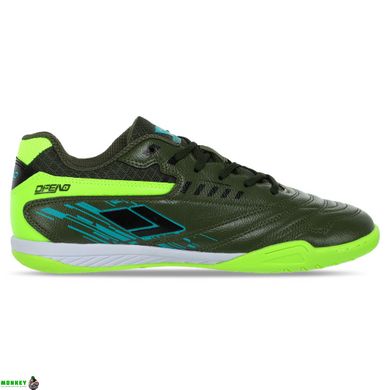 Взуття для футзалу чоловіче DIFENO 211007-3 розмір 40-45 темно-зелений-салатовий