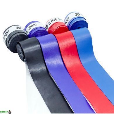 Обмотка на ручку ракетки Grip SPOINT I LOVE SPORT BD-4573 I LOVE SPORT 60шт разноцветный