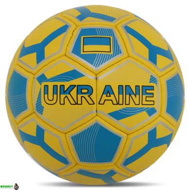 Мяч футбольный UKRAINE BALLONSTAR FB-8555 №5 PU сшит вручную