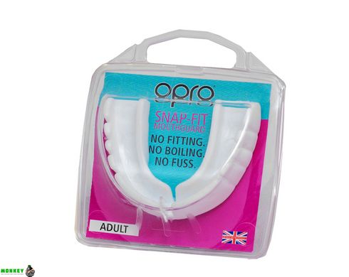 Капа OPRO Snap-Fit White (art.002139010)