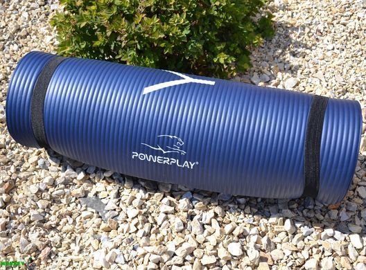 Коврик для йоги и фитнеса PowerPlay 4151 NBR Performance Mat Синий (183x61x1.2)