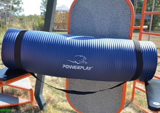 Коврик для йоги и фитнеса PowerPlay 4151 NBR Performance Mat Синий (183x61x1.2)