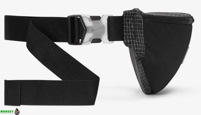 Сумка на пояс Nike NK HERITAGE HIP PACK-TRL 3L черный, серый Уни 35x15x5 см