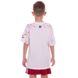 Форма футбольная детская с символикой футбольного клуба ARSENAL гостевая 2021 SP-Planeta CO-2488 8-14 лет белый-красный