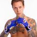 Перчатки для смешанных единоборств MMA кожаные TWINS GGL-6 Синий M